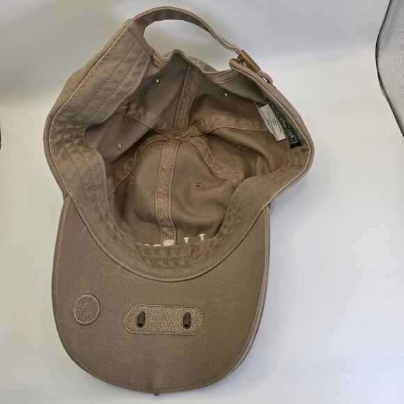L.L. Bean Khaki LED Lighted Hat Hands-Free Cap Outdoor Fishing Hiking - Picture 6 of 10